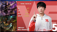 WE公布夏季赛大名单：新秀小将Shanks提拔至一队