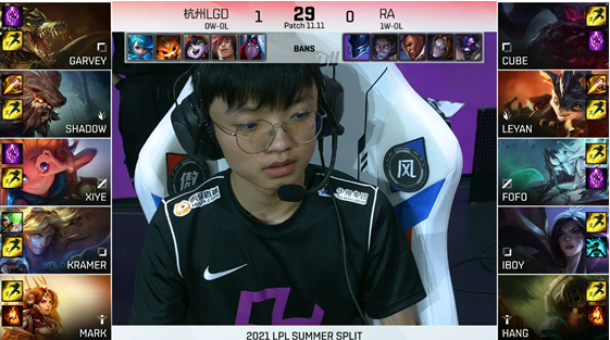 RA团灭LGD后中路完成翻盘，双方战成1:1平