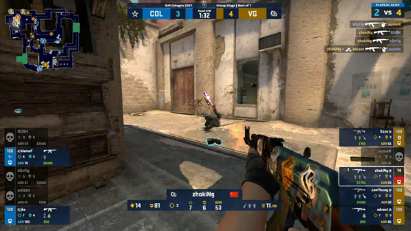 CSGO：VG失误连连，Complexity击败VG