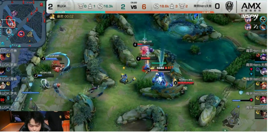 佛山GK前两局连胜，被南京hero追上三局赢下比赛