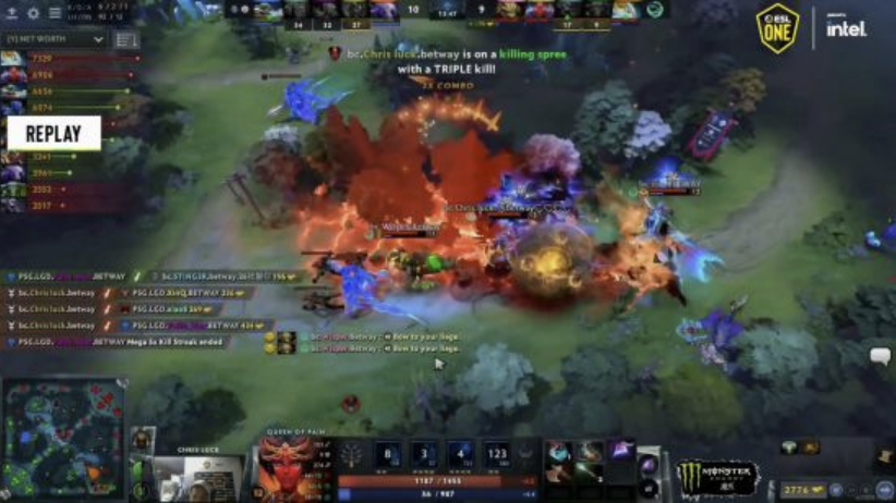 DOTA2：PSG.LGD以0-2不敌bc