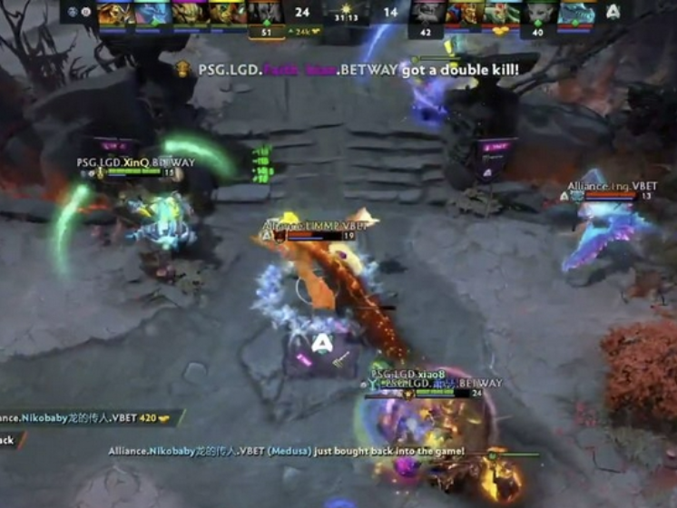 DOTA2：Alliance以0-2不敌PSG.LGD
