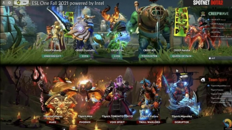 DOTA2：Spirit 以2-0轻取 Creepwave