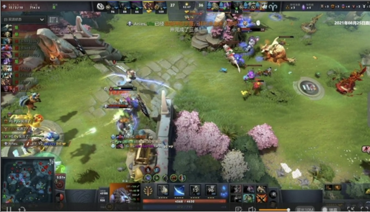 DOTA2：Aries以2-1力克VG，暂缓小组赛淘汰结局