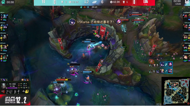 V5打破“加班魔咒”，以2-0战胜劲敌EDG