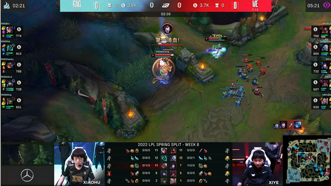 意料之外，WE以2-0给予RNG迎头痛击