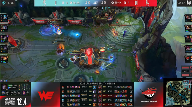 纳尔大豪取10-0-5豪华数据，WE以2-0击败AL