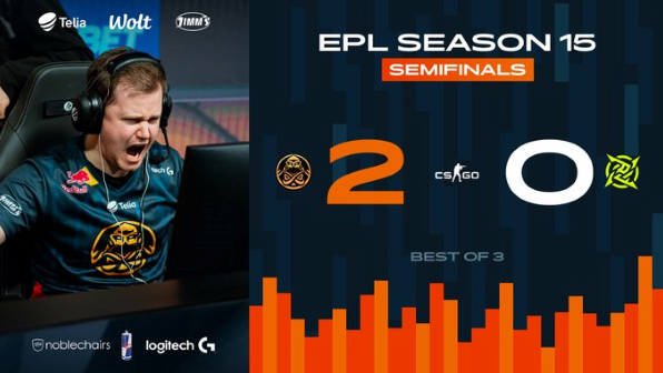 CSGO：ENCE以2-0击败NIP，成功晋级决赛