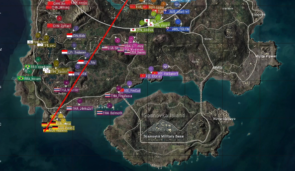 绝地求生：UK开启追分模式反超BRA来到榜首位置