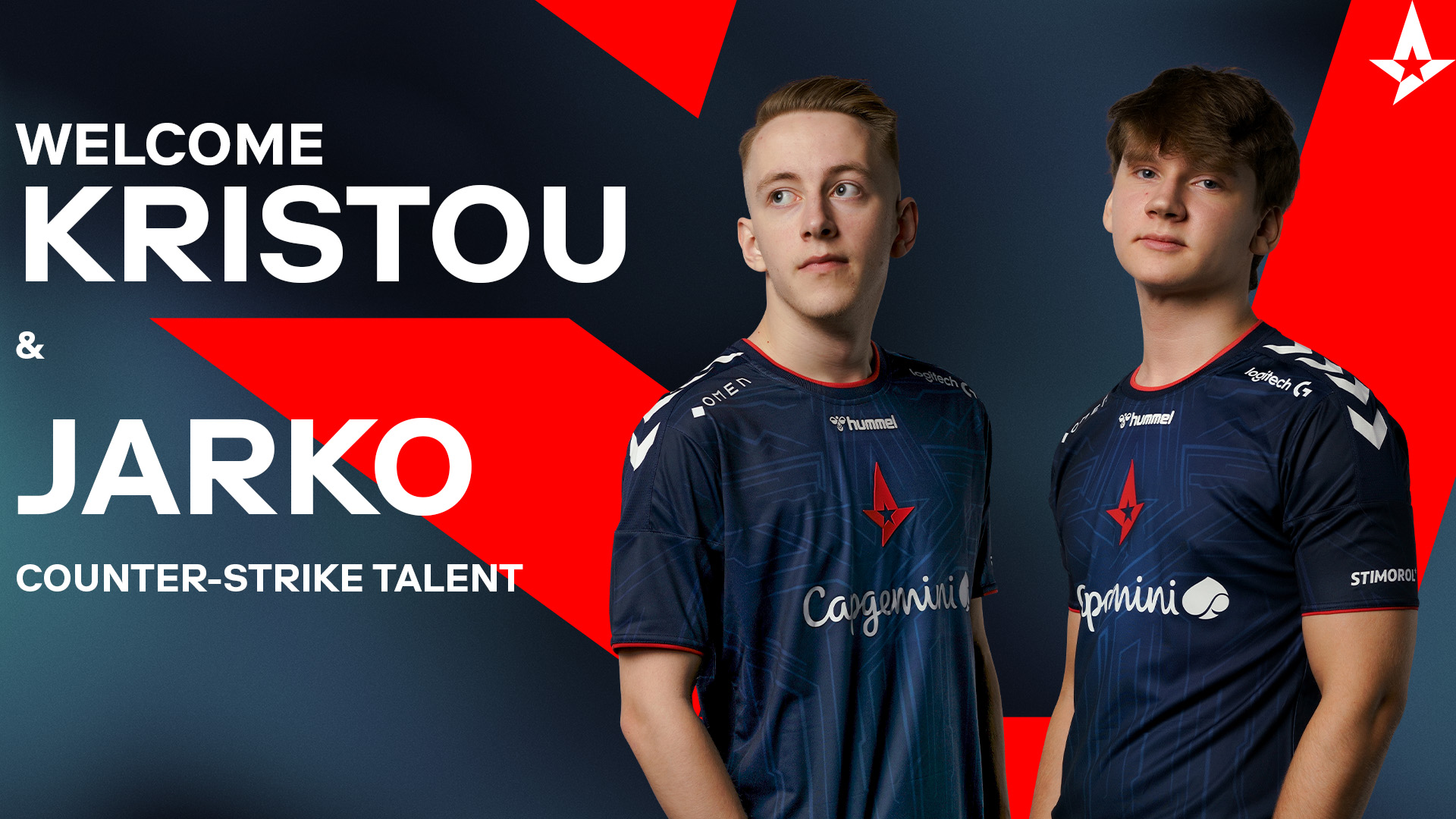 CSGO:Kristou近期加盟Astralis战队参加WePlay Academy