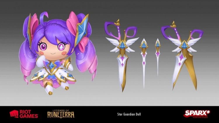 LOR符文之地传说 星守格温，魄罗等概念设计