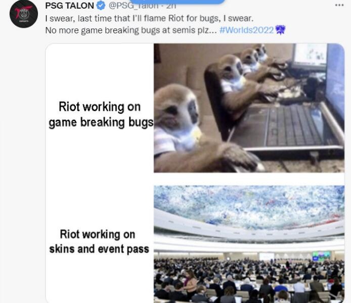 PSG更推：请不要再出现导致游戏崩溃的bug在半决赛了