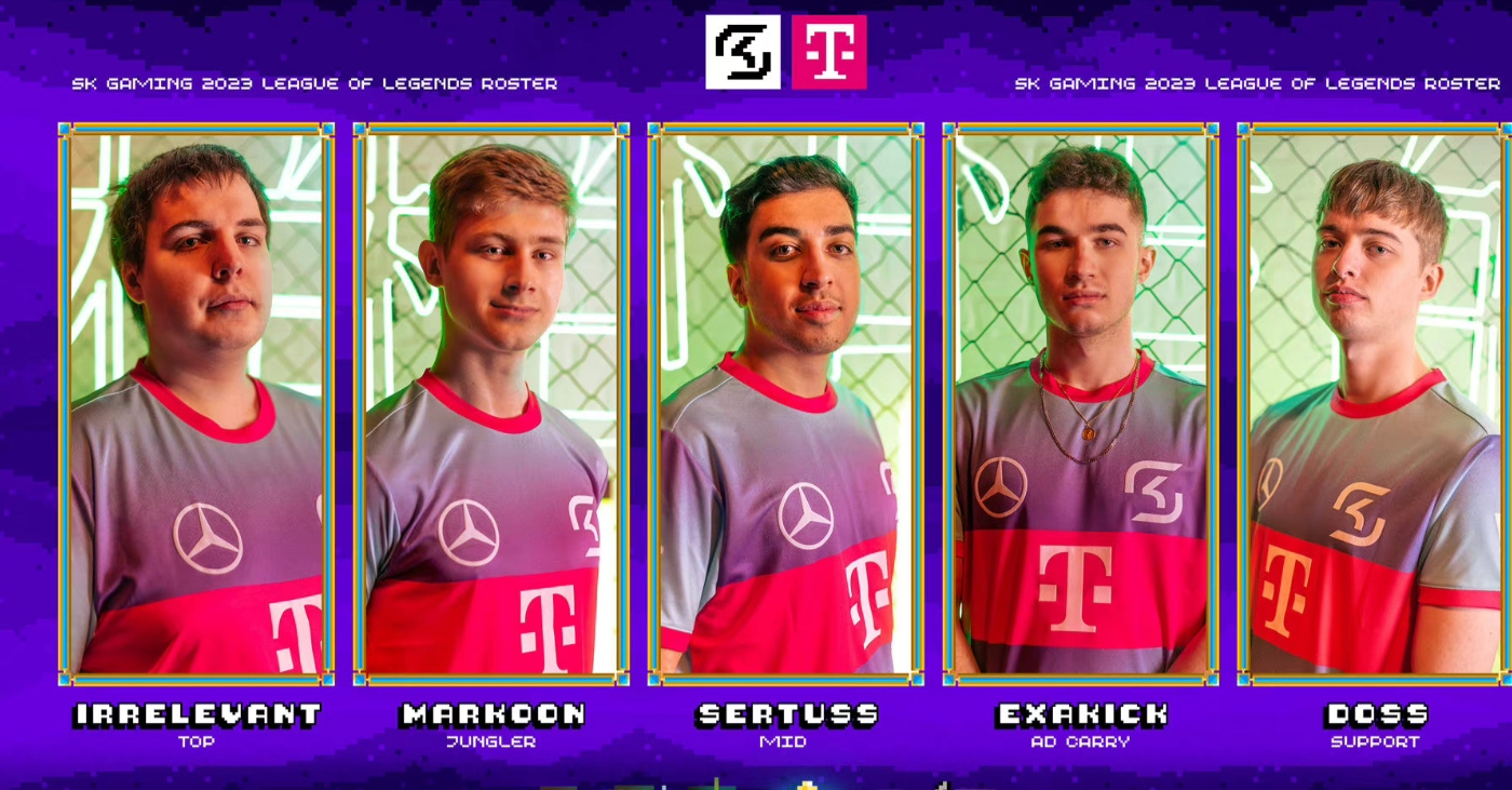 SK Gaming官宣新赛季阵容：Markoon担任打野